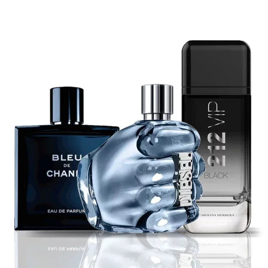 Zestaw 3 Perfum | Bleu de Chanel + Only The Brave + 212 VIP Black