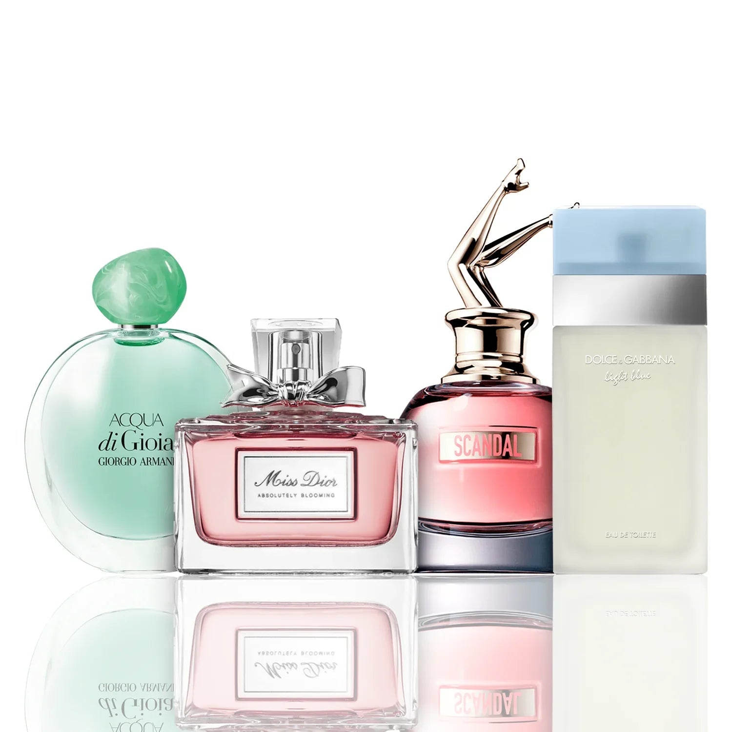 Zestaw 4 Perfum | Acqua di Gioia + Light Blue + Scandal + Miss Dior